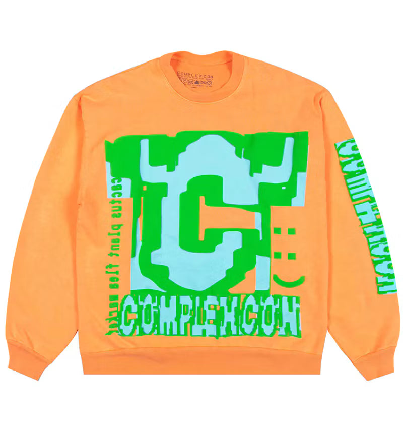 Cactus Plant Flea Market x ComplexCon Crewneck Fluro Orange