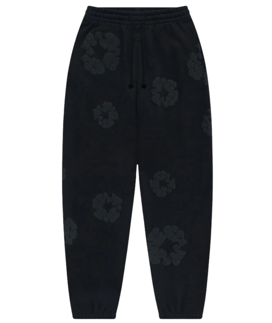 Denim Tears The Cotton Wreath Sweatpants Black Mono