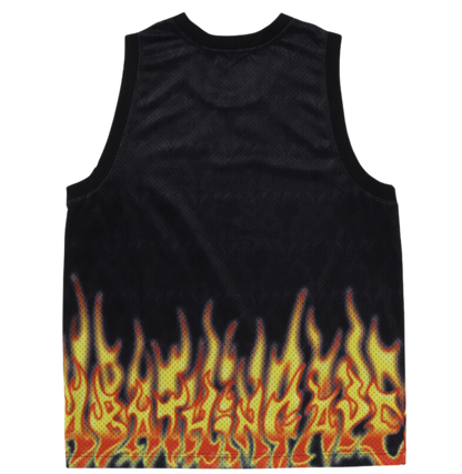 Bape Flame Mesh Vest Size Large