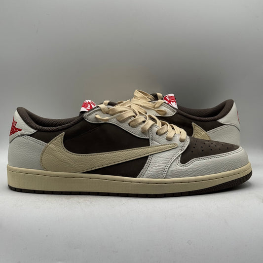 (USED) Jordan 1 Low Travis Scott Reverse Mocha Size 13