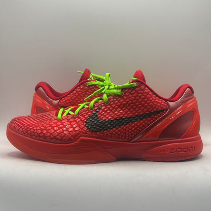 (USED NO BOX) Nike Kobe 6 Protro Reverse Grinch Size 13
