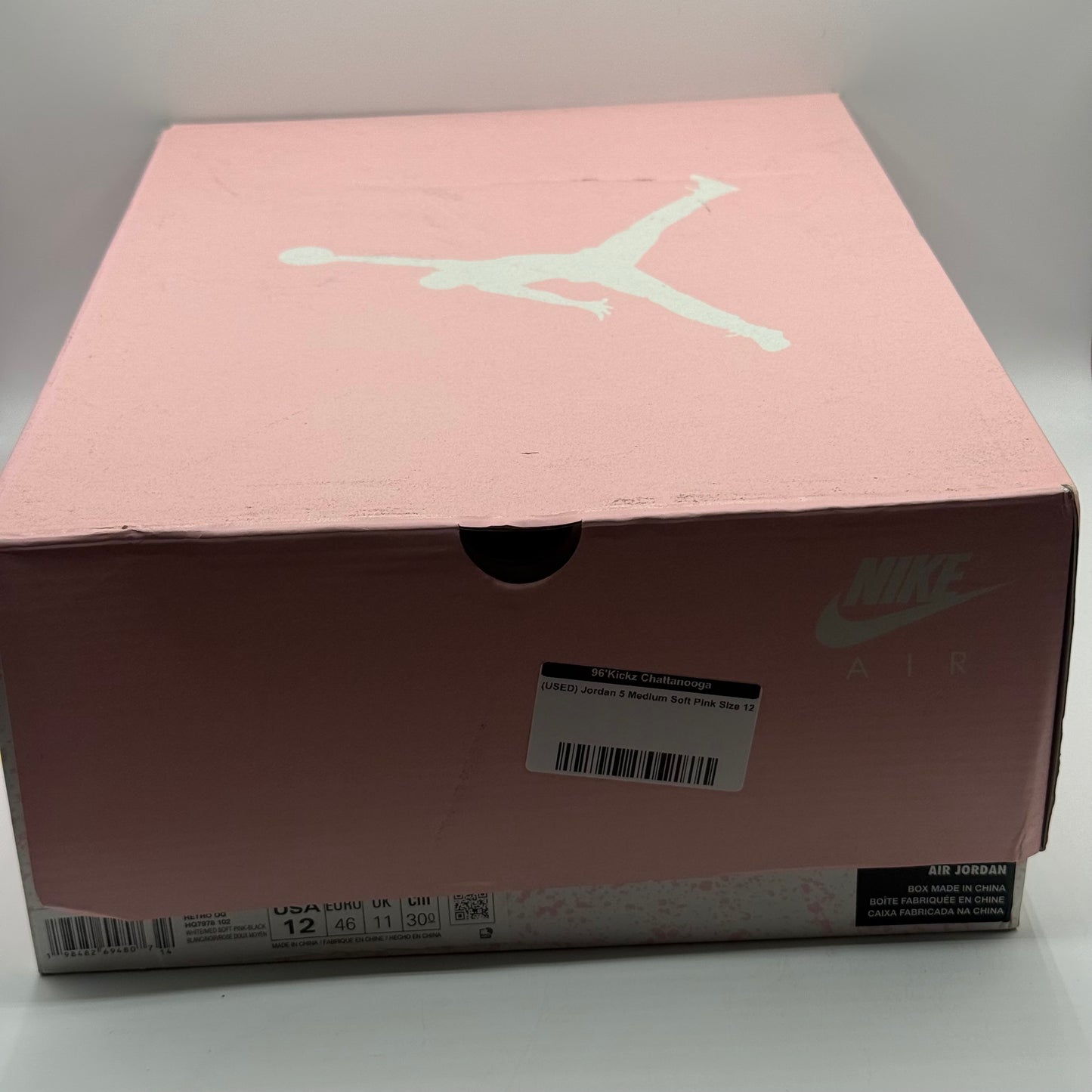 (USED) Jordan 5 Medium Soft Pink Size 12