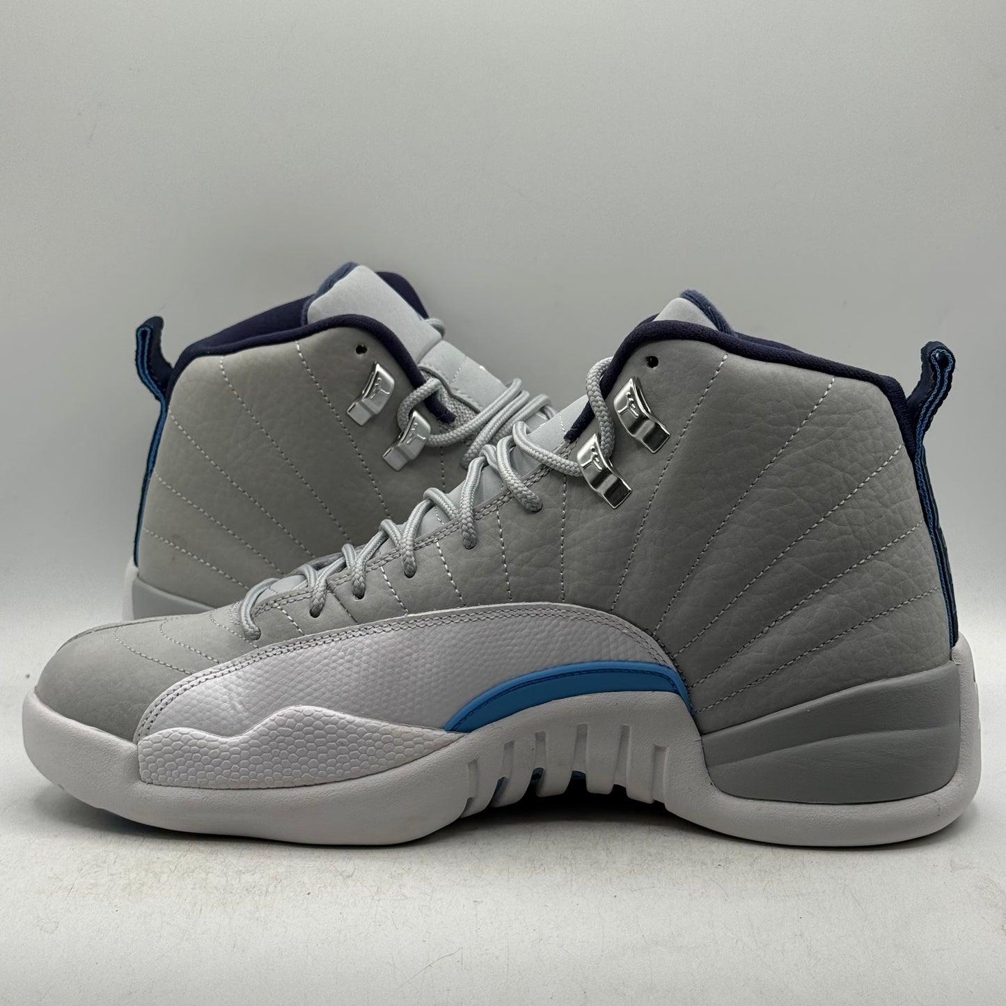 (Used) Jordan 12 Grey University Blue Size 9.5