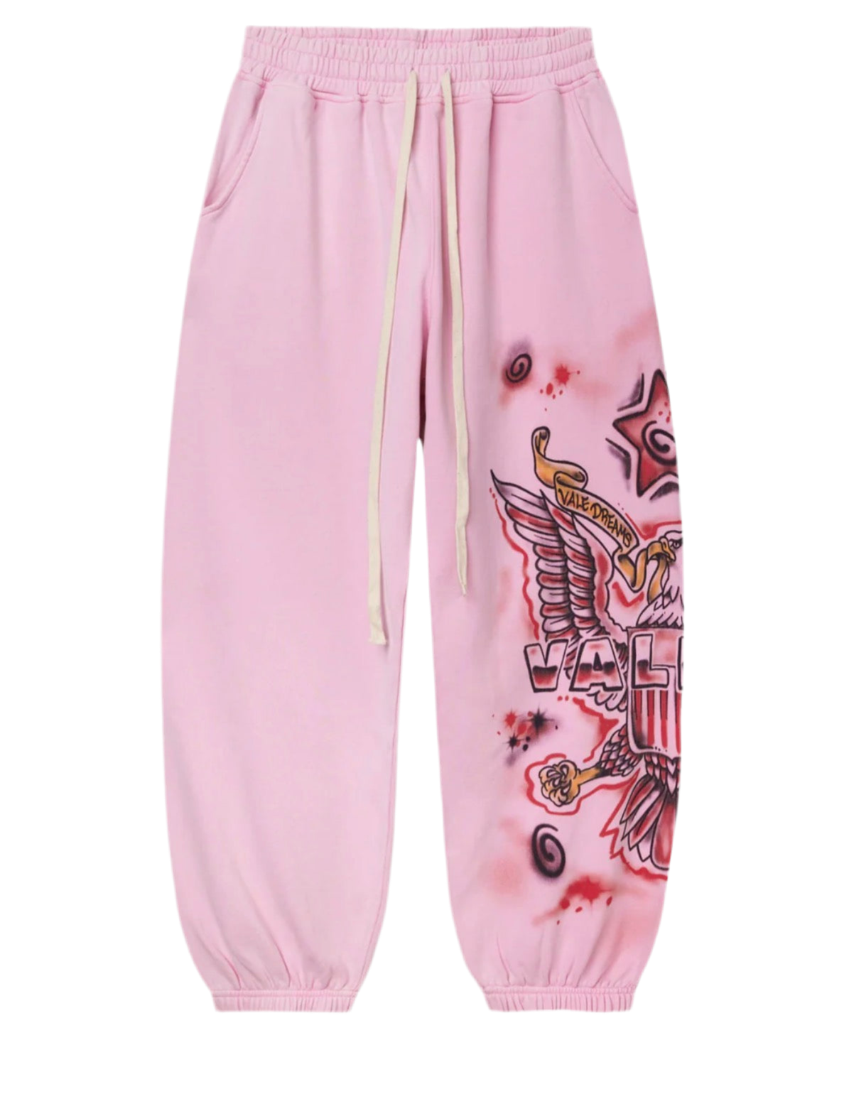Vale Pink Flag Sweatpants
