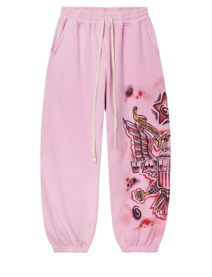 Vale Pink Flag Sweatpants