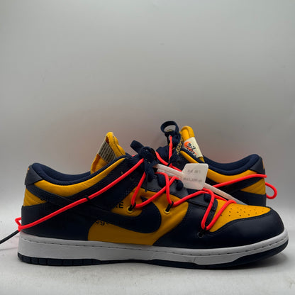 (USED) Nike Dunk Low Off-White Michigan Size 12