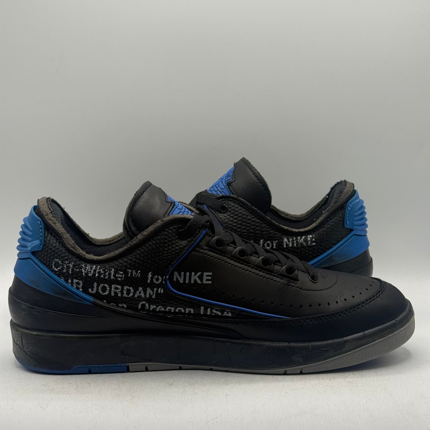 (Used) Jordan 2 Low Off-White Black Size 9