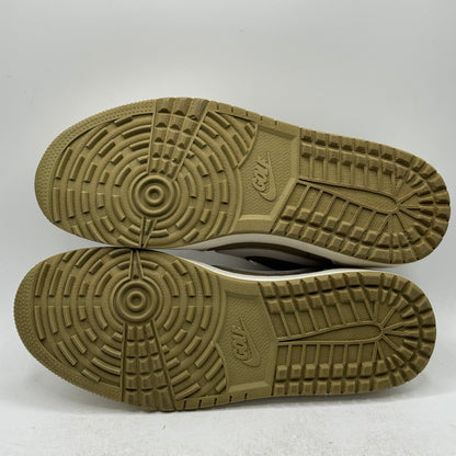 (USED NO BOX) Jordan 1 Low Golf Travis Scott Neutral Olive Size 11