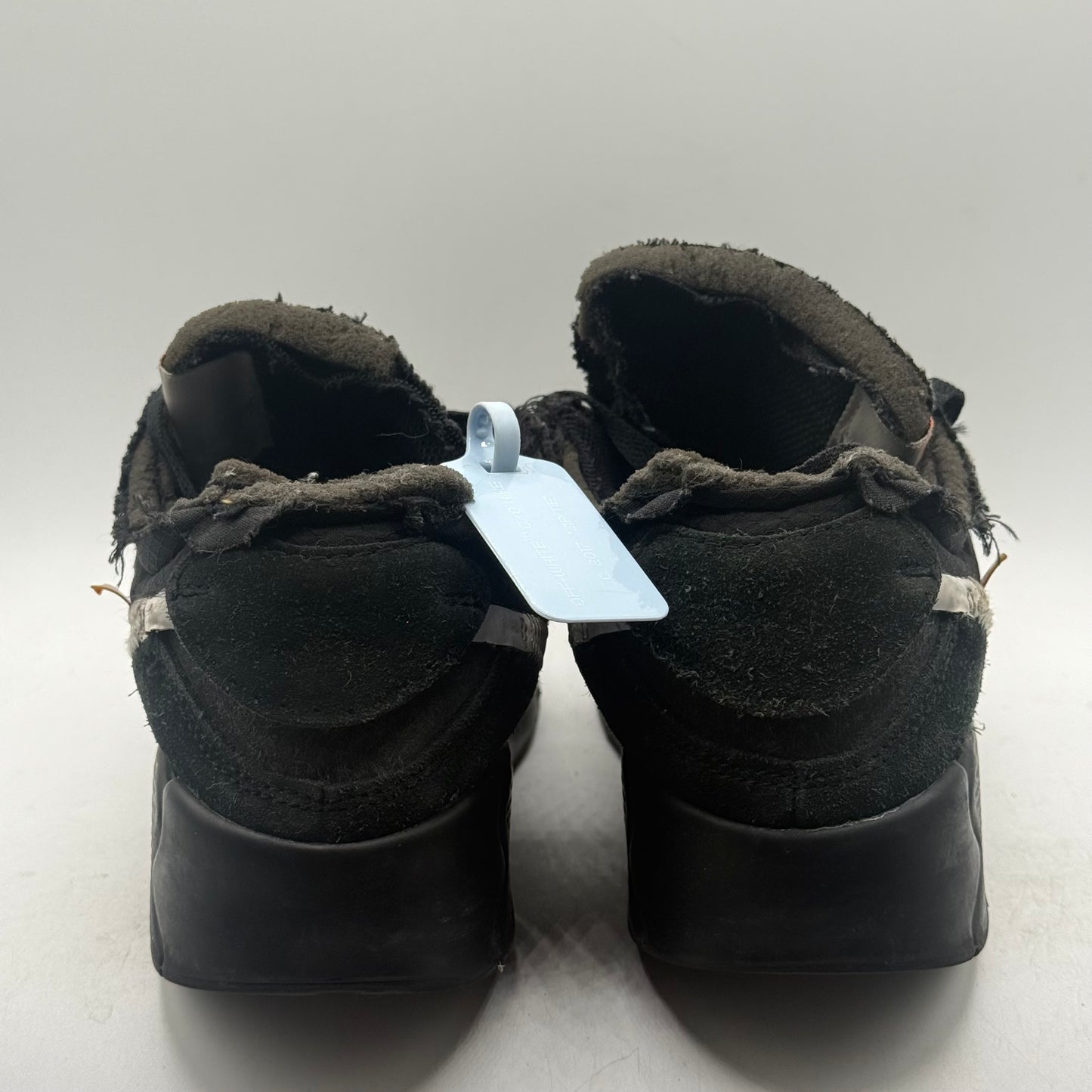 (Used No Box) Nike Air Max 90 Off-White Black Size 8