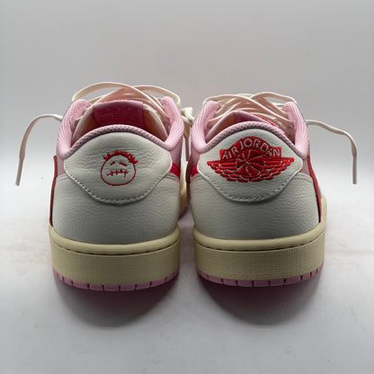(USED) Jordan 1 Low Travis Scott Sail Tropical Pink Size 10.5