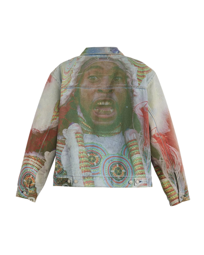 Denim Tear x Levi Photo Multi-Color Trucker Jacket Size Large