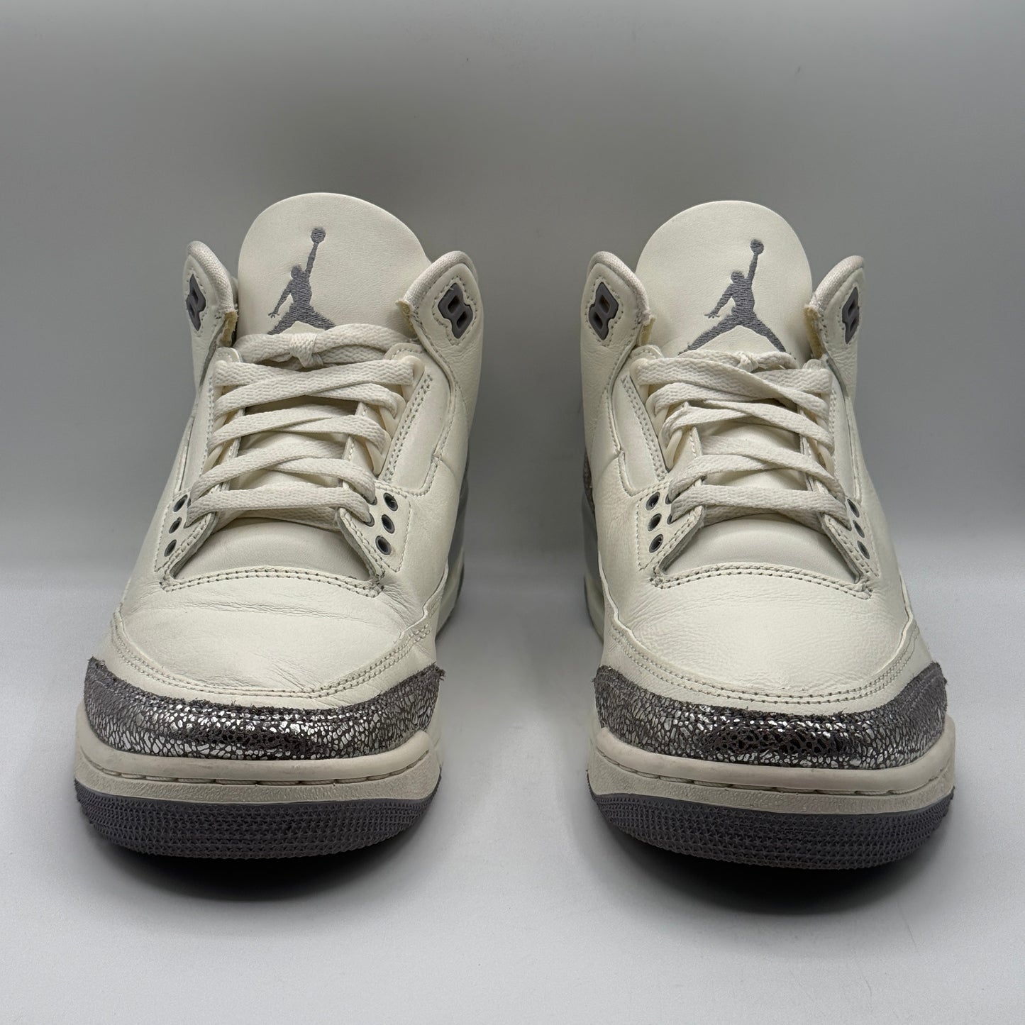(USED) Jordan 3 Sail Cement Grey 9.5W/8M