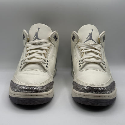 (USED) Jordan 3 Sail Cement Grey 9.5W/8M