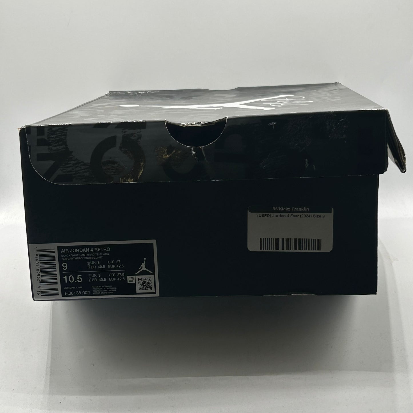 (USED) Jordan 4 Fear (2024) Size 9