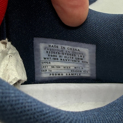 (DS No Box) Nike Kobe 11 Low UCONN PE Size 11.5