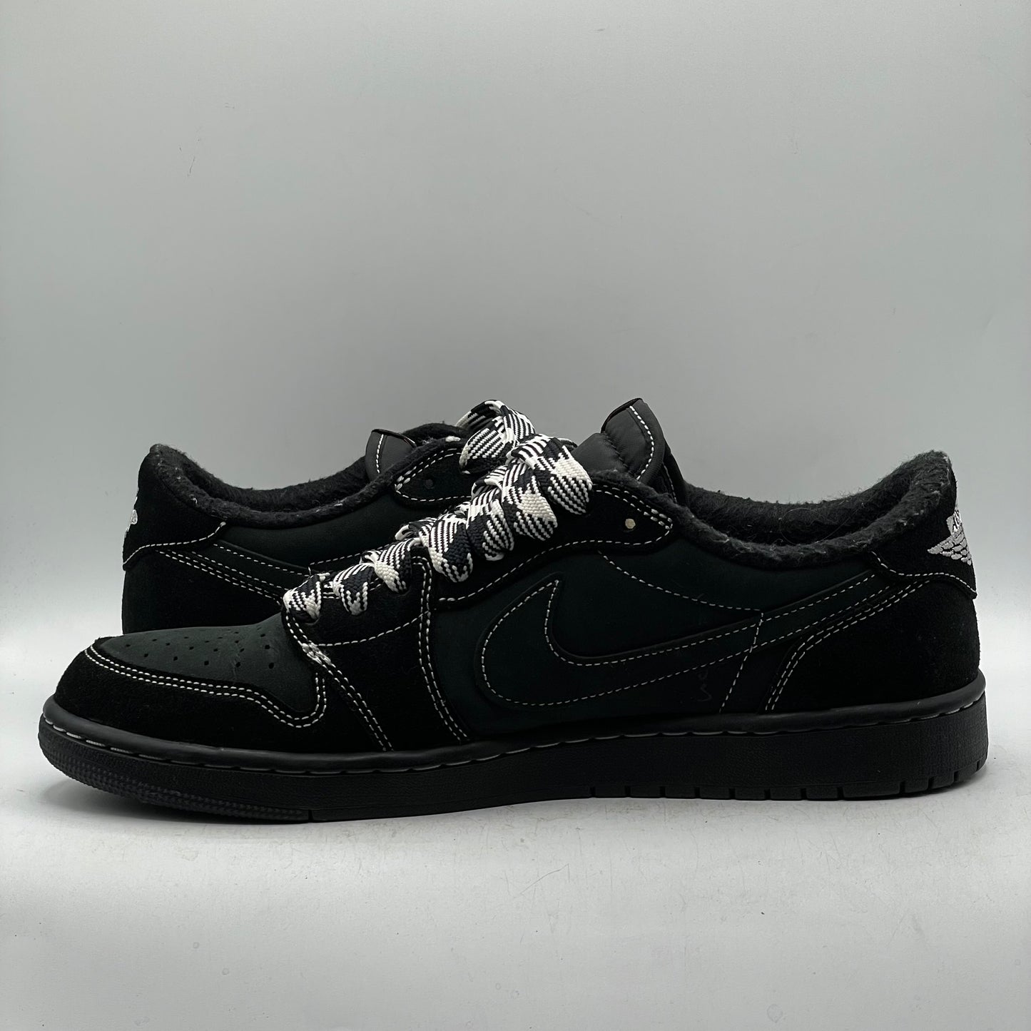 (USED) Jordan 1 Low Travis Scott Black Phantom Size 11