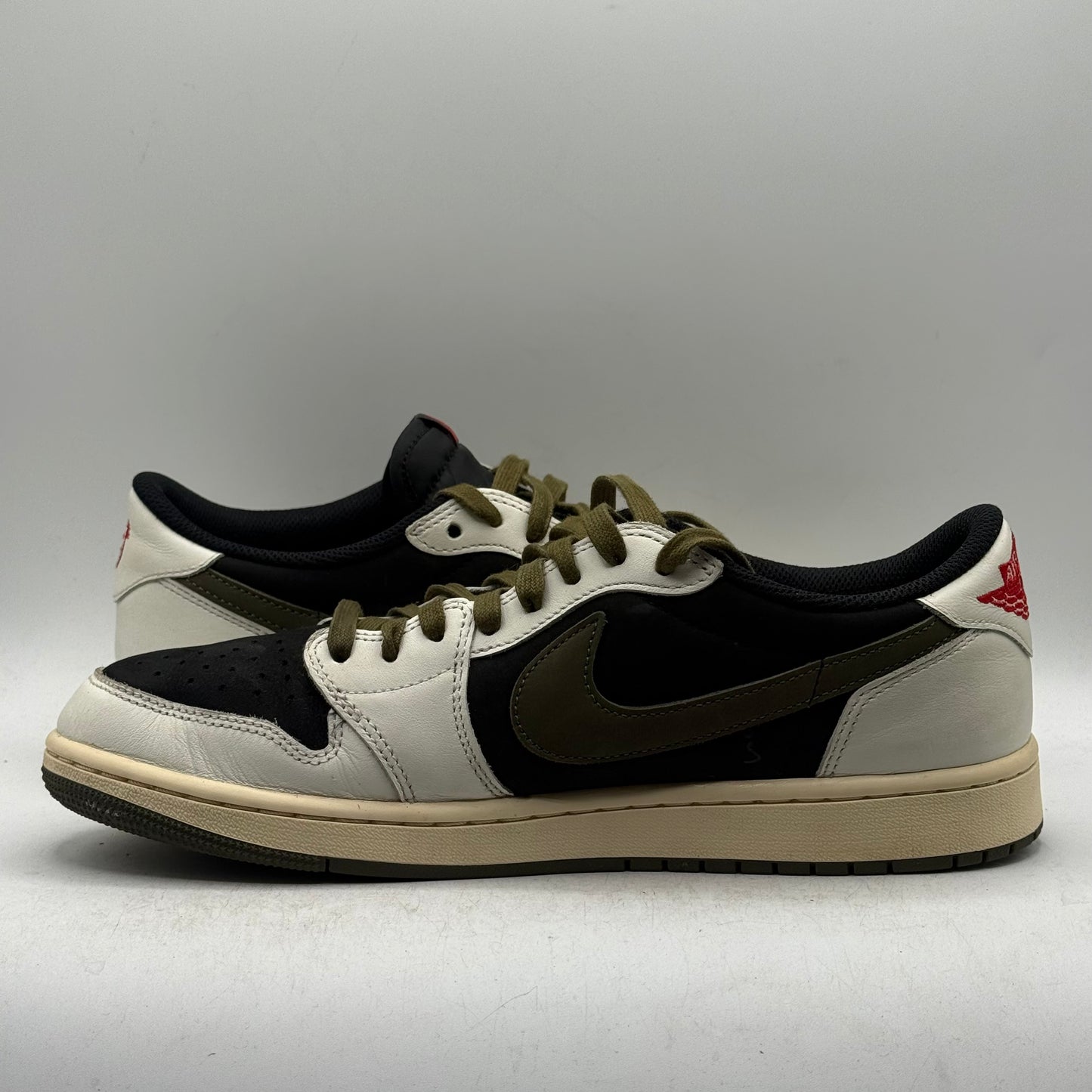 (Used) Jordan 1 Low Travis Scott Olive Size 11W/9.5M
