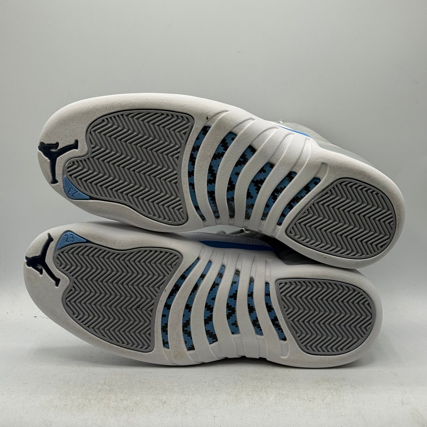 (Used) Jordan 12 Grey University Blue Size 9.5