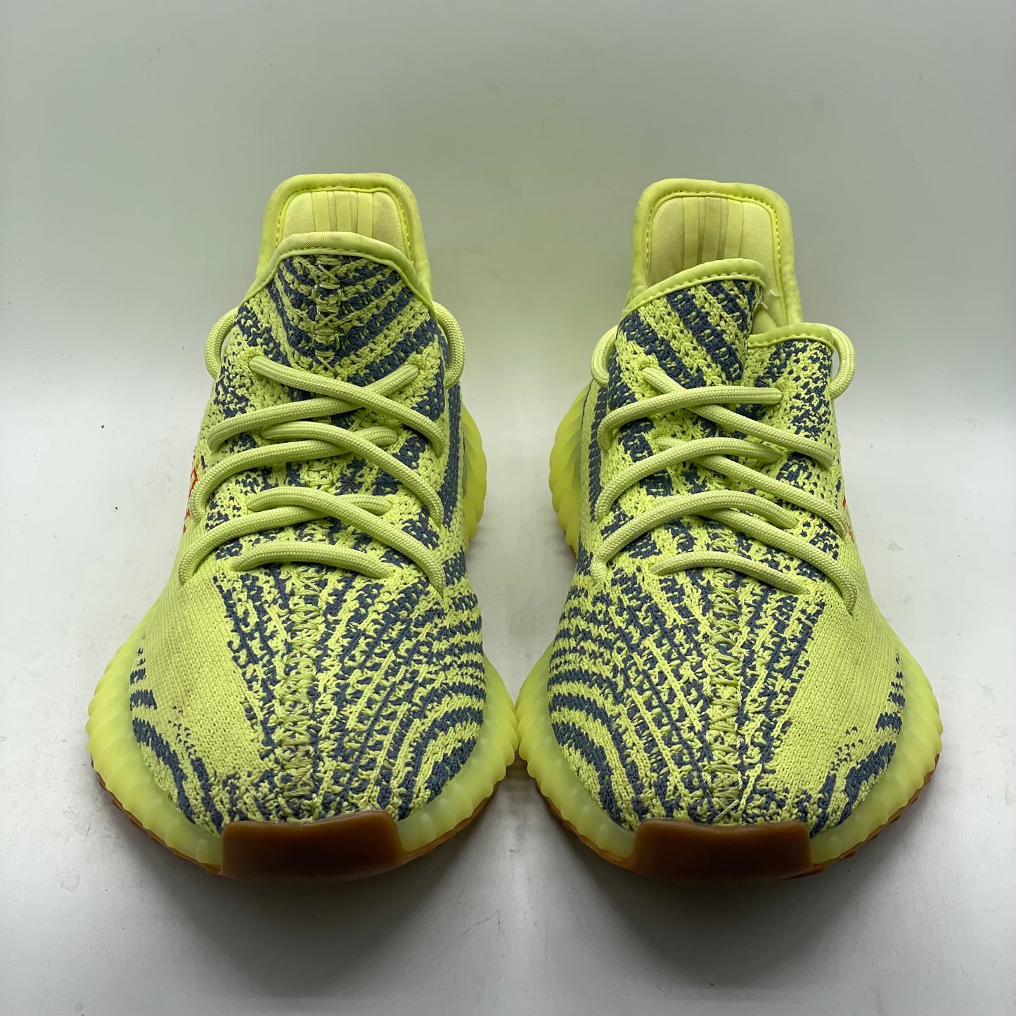 (USED) Adidas Yeezy 350 V2 Semi Frozen Yellow Size 7.5