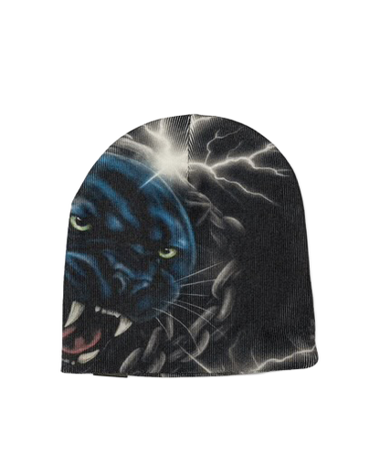 Loiter Airbrush Panther Skully Black