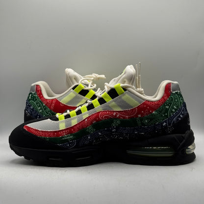 (Used) Nike Air Max 95 OG Big Bubble Neon Paisley Bandana Size 13