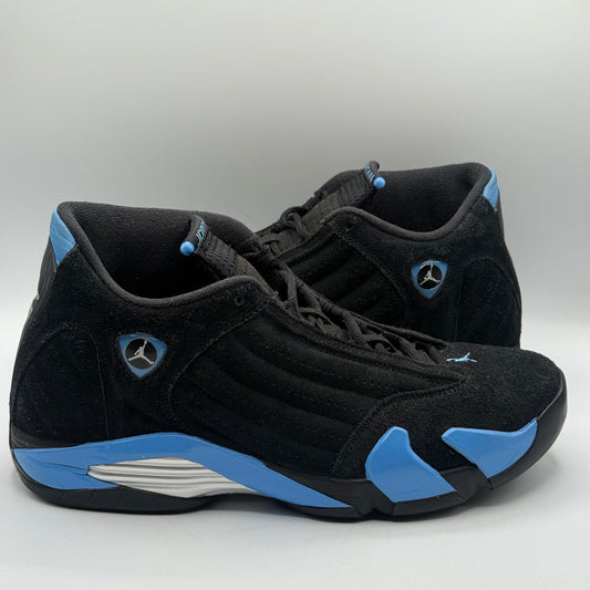 (USED) Jordan 14 Black University Blue Size 11.5