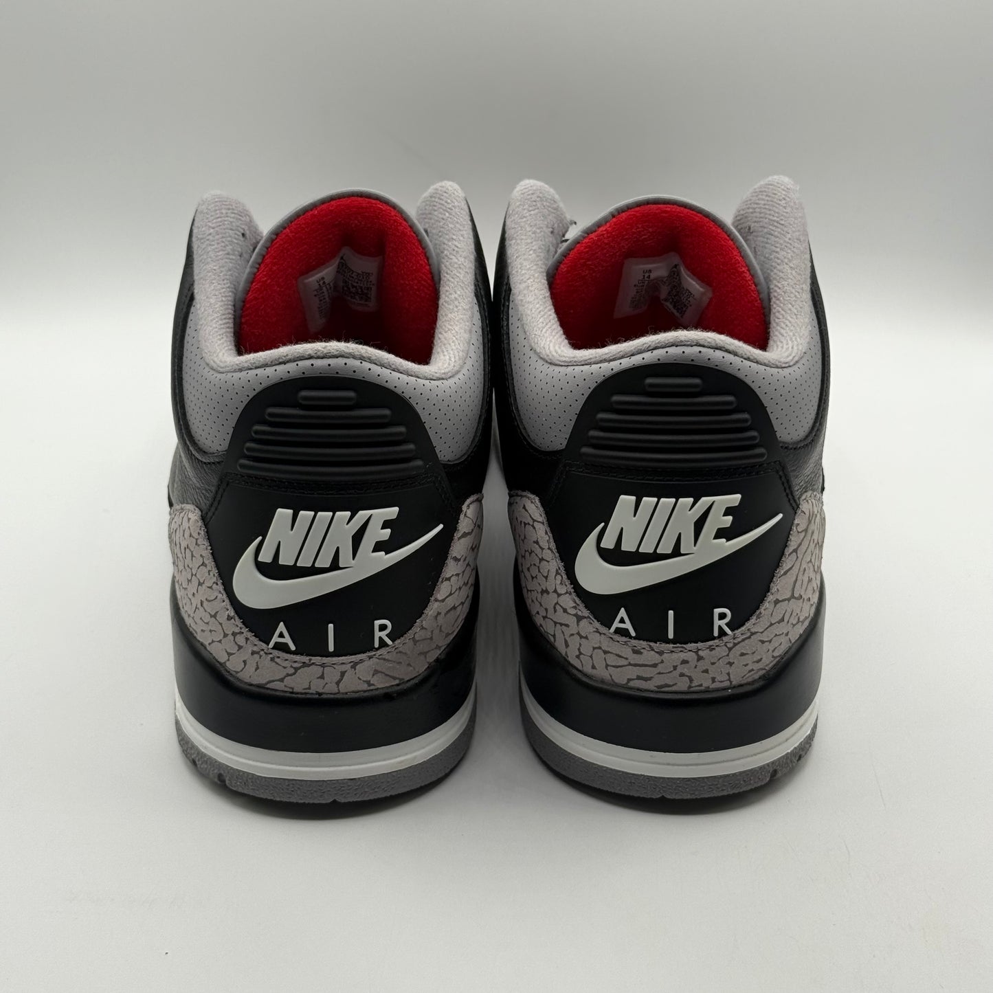 (USED) Jordan 3 Black Cement Size 14