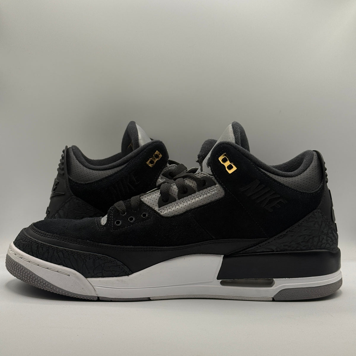 (USED) Jordan 3 Black Tinker Size 13
