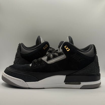(USED) Jordan 3 Black Tinker Size 13