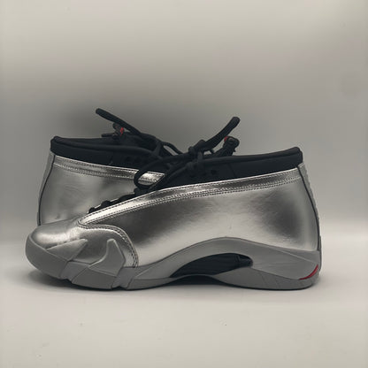 (USED) Jordan 14 Metallic Silver Size 8.5W/7Y
