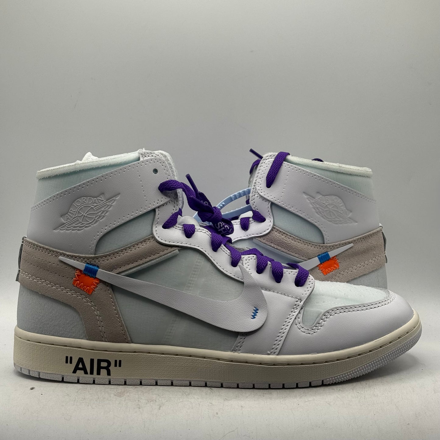 (Worn 1X) Jordan 1 High Virgil Abloh Alaska Size 12