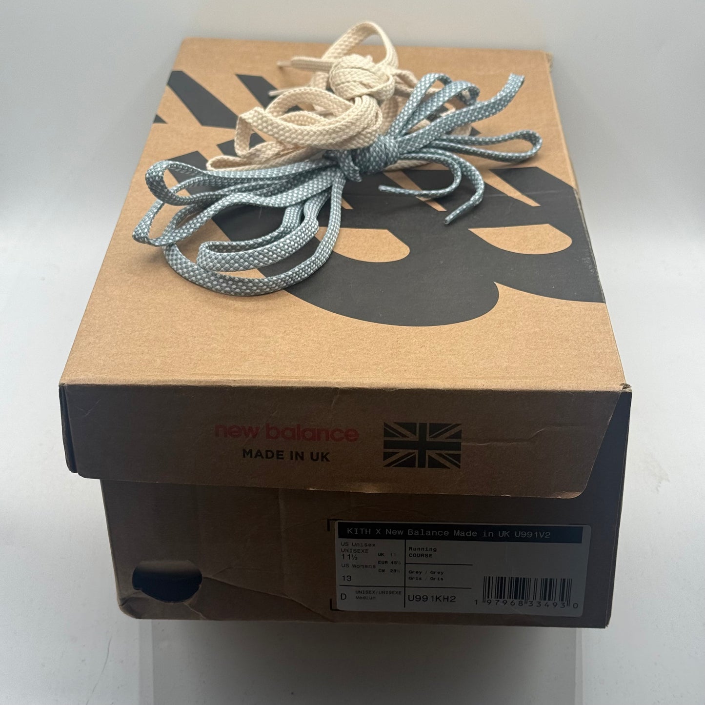 (Used) New Balance 991v2 MiUK Kith Osaka Pack Size 11.5