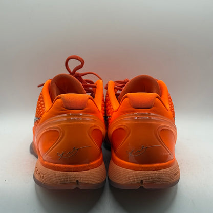 (Used No Box) Nike Kobe 6 Total Orange Size 12
