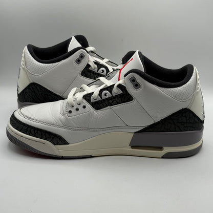 (USED) Jordan 3 Cement Grey Size 12
