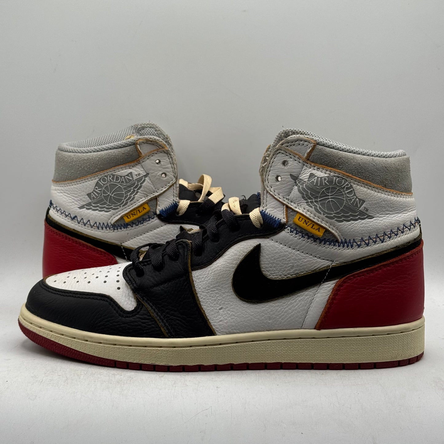 (USED) Jordan 1 High Union LA Black Toe Size 10
