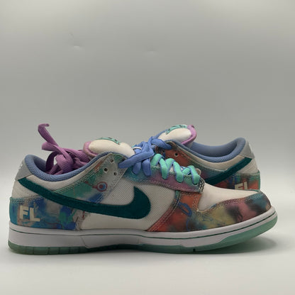 (Used No Box) Nike SB Dunk Low Futura Lab Bleached Aqua Size 8