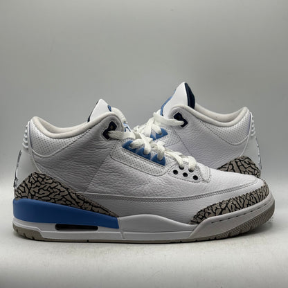 (Used) Jordan 3 UNC Size 10