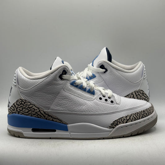(Used) Jordan 3 UNC Size 10