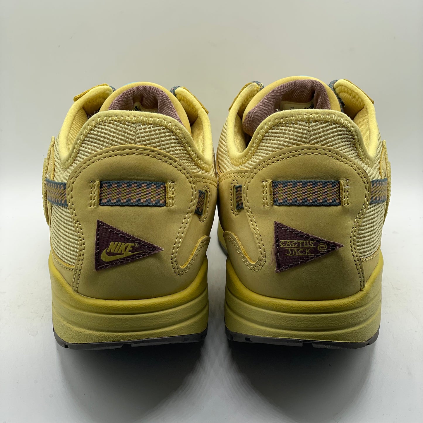 (USED) Nike Air Max 1 Travis Scott Cactus Jack Saturn Gold Size 14