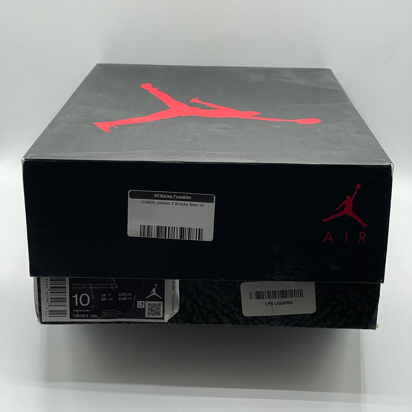 (USED) Jordan 3 Knicks Size 10