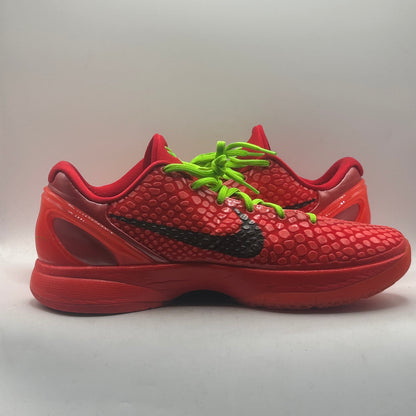 (USED NO BOX) Nike Kobe 6 Protro Reverse Grinch Size 13