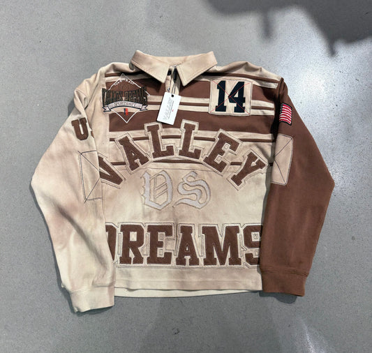 (Used) Vale Forever Chocolate Classic Rugby L/S Size Medium