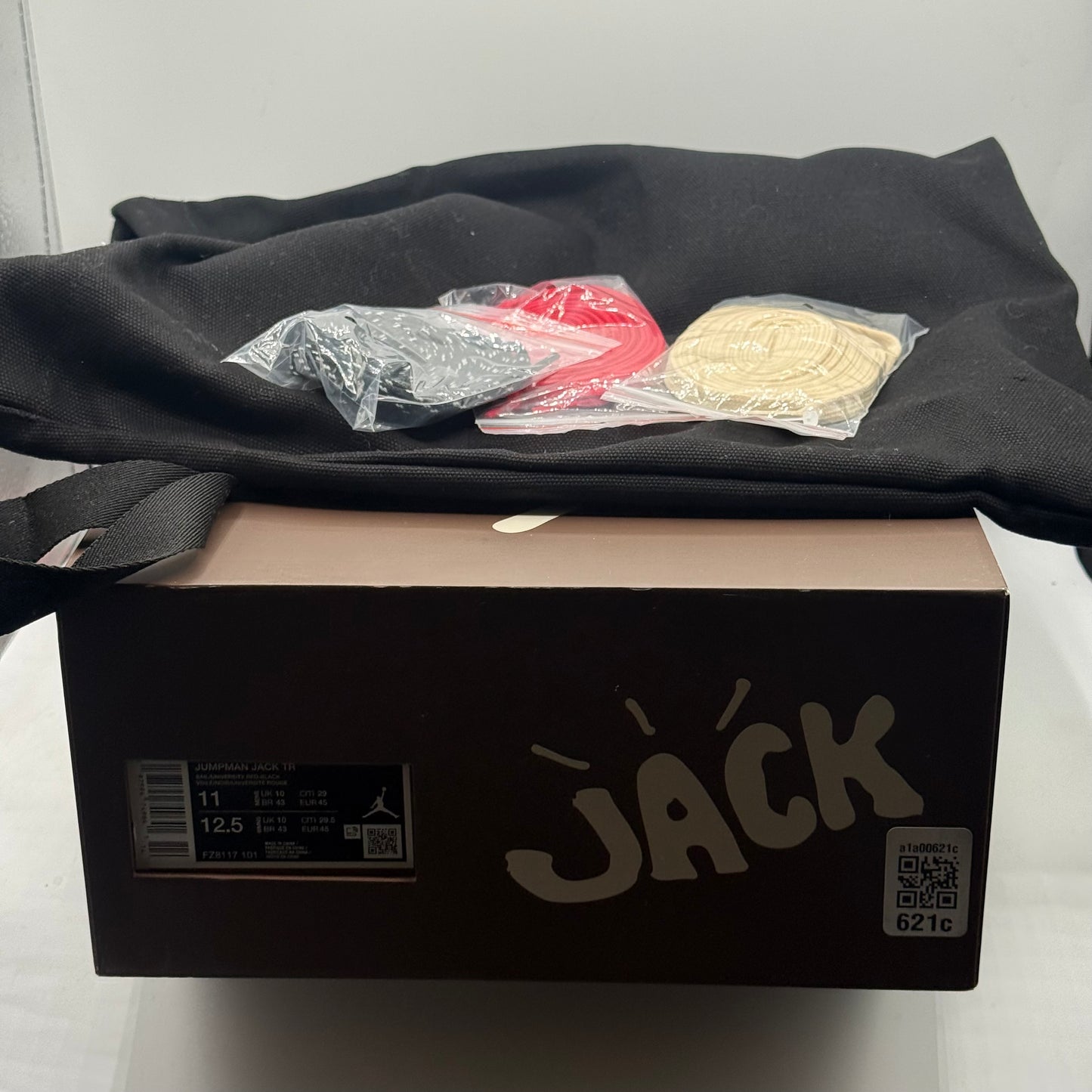 (Used) Jordan Jumpman Jack Travis Scott University Red Size 11