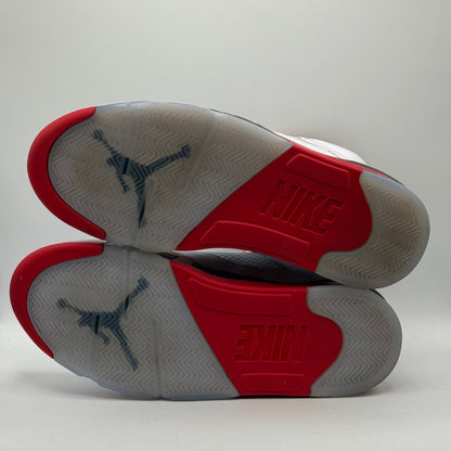 (Used) Jordan 5 Fire Red Black Tongue Size 11.5