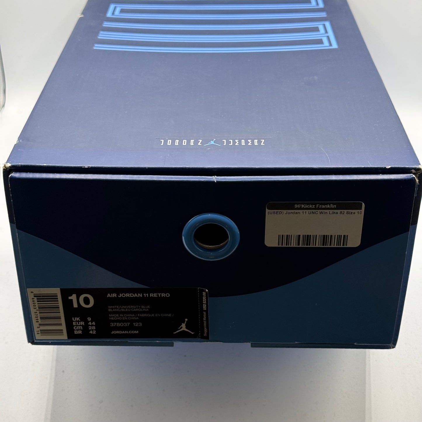 (USED) Jordan 11 UNC Win Like 82 Size 10
