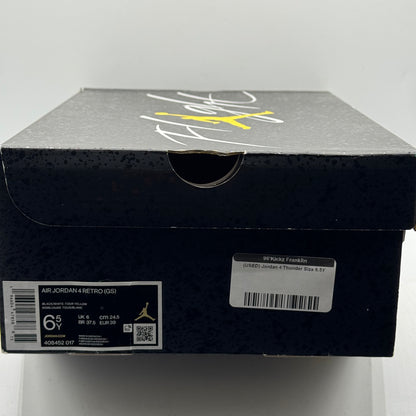 (USED) Jordan 4 Thunder Size 6.5Y