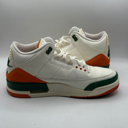 (USED) Jordan 3 SolyFly Miami Size 10
