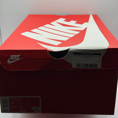 (Used) Nike Air Max 2 CB '94 Black Gym Red Size 10