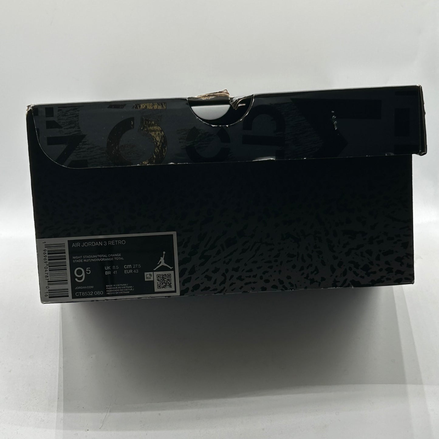 (Used) Jordan 3 Fear (2024) Size 9.5