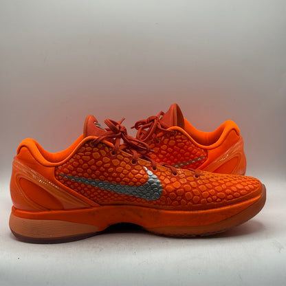 (Used No Box) Nike Kobe 6 Total Orange Size 12